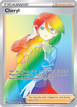 Pokemon TCG - SWSH05: Battle Styles - Cheryl - 173/163 - Holofoil