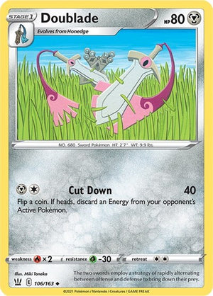 Pokemon TCG - SWSH05: Battle Styles - Doublade - 106/163