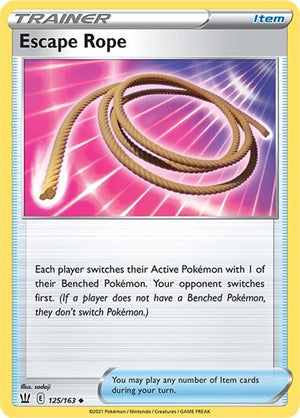 Pokemon TCG - SWSH05: Battle Styles - Escape Rope - 125/163