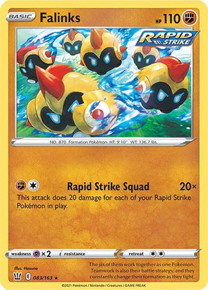Pokemon TCG - SWSH05: Battle Styles - Falinks - 083/163 - Reverse Holofoil
