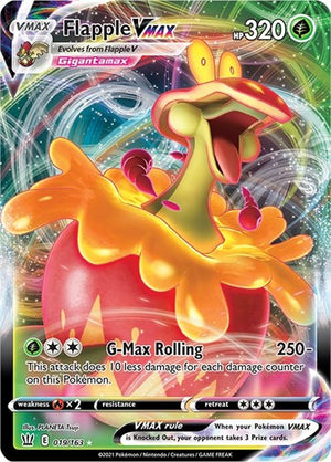 Pokemon TCG - SWSH05: Battle Styles - Flapple VMAX - 019/163 - Holofoil