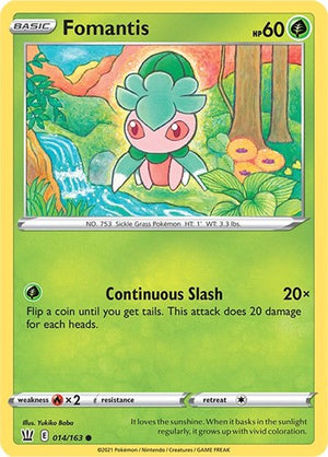 Pokemon TCG - SWSH05: Battle Styles - Fomantis - 014/163