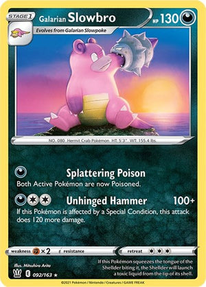 Pokemon TCG - SWSH05: Battle Styles - Galarian Slowbro - 092/163