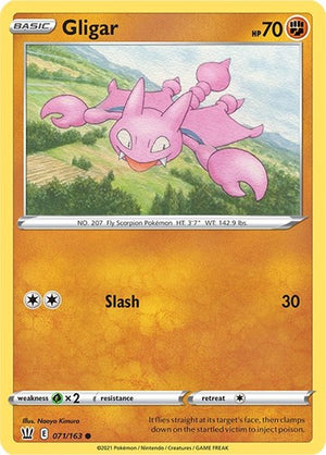 Pokemon TCG - SWSH05: Battle Styles - Gligar - 071/163