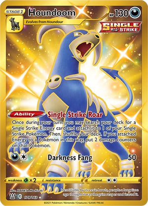 Pokemon TCG - SWSH05: Battle Styles - Houndoom - 179/163 - Holofoil
