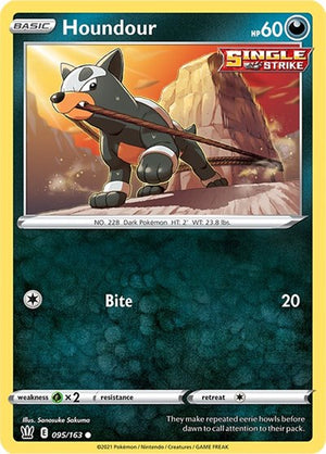 Pokemon TCG - SWSH05: Battle Styles - Houndour - 095/163