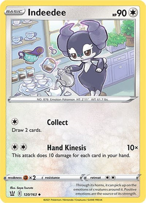 Pokemon TCG - SWSH05: Battle Styles - Indeedee - 120/163 - Reverse Holofoil