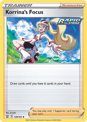 Pokemon TCG - SWSH05: Battle Styles - Korrina's Focus - 128/163