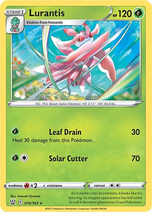 Pokemon TCG - SWSH05: Battle Styles - Lurantis - 015/163