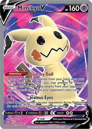 Pokemon TCG - SWSH05: Battle Styles - Mimikyu V - 148/163 - Holofoil