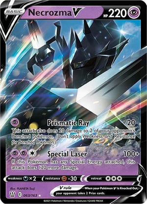 Pokemon TCG - SWSH05: Battle Styles - Necrozma V - 063/163 - Holofoil