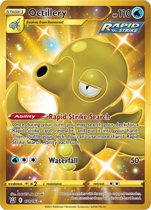 Pokemon TCG - SWSH05: Battle Styles - Octillery - 178/163 - Holofoil