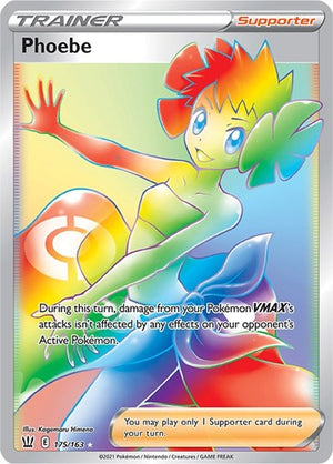 Pokemon TCG - SWSH05: Battle Styles - Phoebe - 175/163 - Holofoil