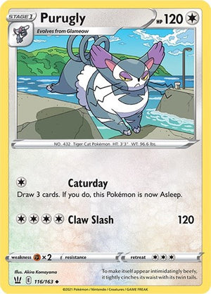 Pokemon TCG - SWSH05: Battle Styles - Purugly - 116/163