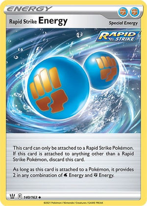 Pokemon TCG - SWSH05: Battle Styles - Rapid Strike Energy - 140/163 - Reverse Holofoil