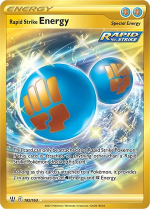 Pokemon TCG - SWSH05: Battle Styles - Rapid Strike Energy - 182/163 - Holofoil