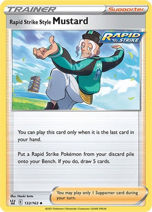 Pokemon TCG - SWSH05: Battle Styles - Rapid Strike Style Mustard - 132/163