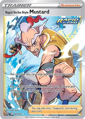 Pokemon TCG - SWSH05: Battle Styles - Rapid Strike Style Mustard - 162/163 - Holofoil