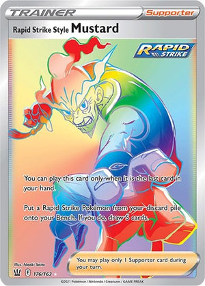 Pokemon TCG - SWSH05: Battle Styles - Rapid Strike Style Mustard - 176/163 - Holofoil