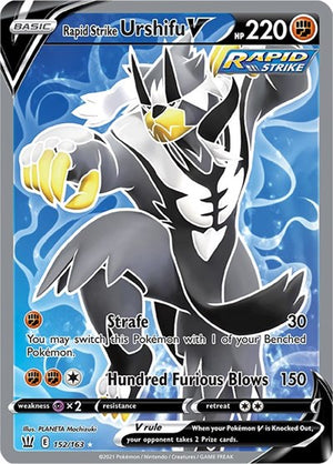 Pokemon TCG - SWSH05: Battle Styles - Rapid Strike Urshifu V - 152/163 - Holofoil