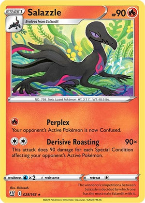 Pokemon TCG - SWSH05: Battle Styles - Salazzle - 028/163