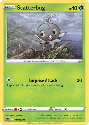 Pokemon TCG - SWSH05: Battle Styles - Scatterbug - 011/163