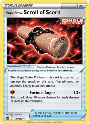 Pokemon TCG - SWSH05: Battle Styles - Single Strike Scroll of Scorn - 133/163