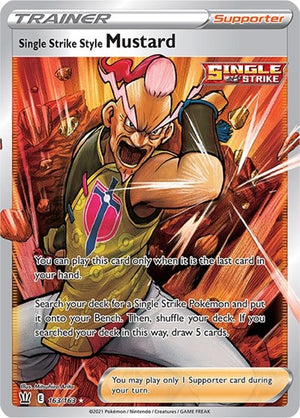 Pokemon TCG - SWSH05: Battle Styles - Single Strike Style Mustard - 163/163 - Holofoil