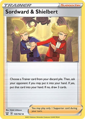 Pokemon TCG - SWSH05: Battle Styles - Sordward & Shielbert - 135/163 - Reverse Holofoil