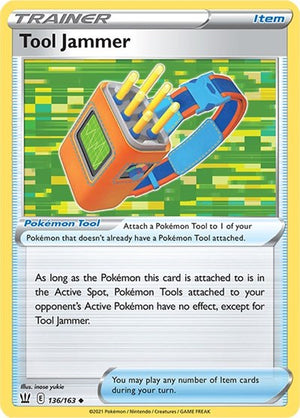 Pokemon TCG - SWSH05: Battle Styles - Tool Jammer - 136/163
