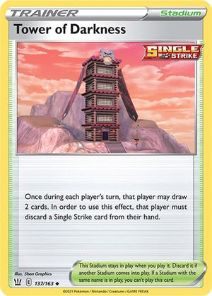 Pokemon TCG - SWSH05: Battle Styles - Tower of Darkness - 137/163 - Reverse Holofoil