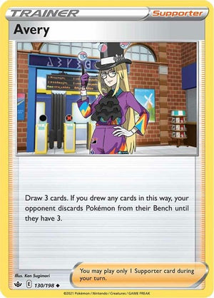 Pokemon TCG - SWSH06: Chilling Reign - Avery - 130/198