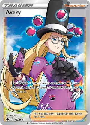 Pokemon TCG - SWSH06: Chilling Reign - Avery - 187/198 - Holofoil