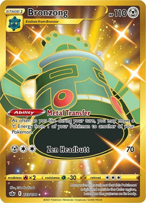 Pokemon TCG - SWSH06: Chilling Reign - Bronzong - 223/198 - Holofoil