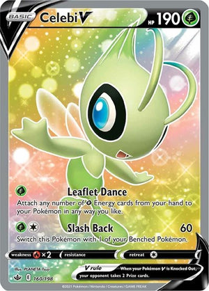Pokemon TCG - SWSH06: Chilling Reign - Celebi V - 160/198 - Holofoil