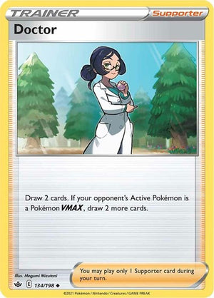Pokemon TCG - SWSH06: Chilling Reign - Doctor - 134/198
