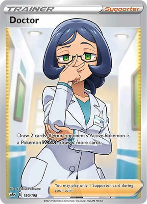 Pokemon TCG - SWSH06: Chilling Reign - Doctor - 190/198 - Holofoil