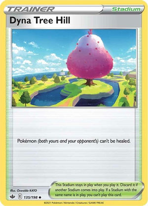 Pokemon TCG - SWSH06: Chilling Reign - Dyna Tree Hill - 135/198 - Reverse Holofoil