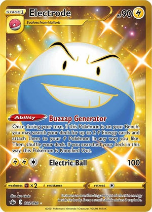 Pokemon TCG - SWSH06: Chilling Reign - Electrode - 222/198 - Holofoil