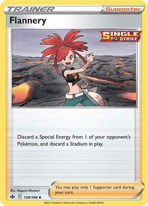 Pokemon TCG - SWSH06: Chilling Reign - Flannery - 139/198 - Reverse Holofoil