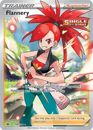 Pokemon TCG - SWSH06: Chilling Reign - Flannery - 191/198 - Holofoil