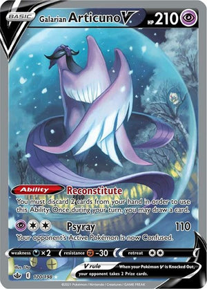 Pokemon TCG - SWSH06: Chilling Reign - Galarian Articuno V - 170/198 - Holofoil