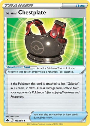 Pokemon TCG - SWSH06: Chilling Reign - Galarian Chestplate - 141/198