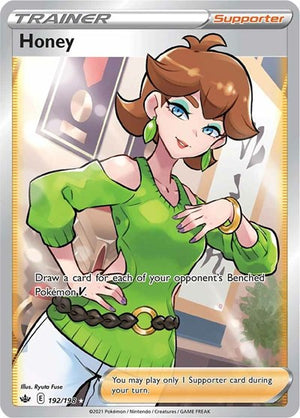 Pokemon TCG - SWSH06: Chilling Reign - Honey - 192/198 - Holofoil