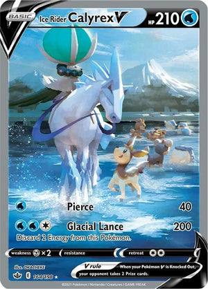 Pokemon TCG - SWSH06: Chilling Reign - Ice Rider Calyrex V - 164/198 - Holofoil