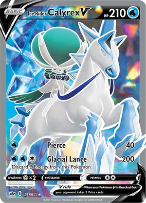 Pokemon TCG - SWSH06: Chilling Reign - Ice Rider Calyrex V - 163/198 - Holofoil