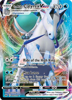 Pokemon TCG - SWSH06: Chilling Reign - Ice Rider Calyrex VMAX - 046/198 - Holofoil