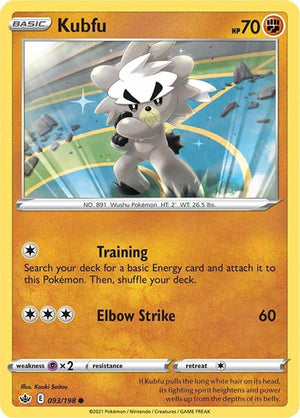 Pokemon TCG - SWSH06: Chilling Reign - Kubfu - 093/198