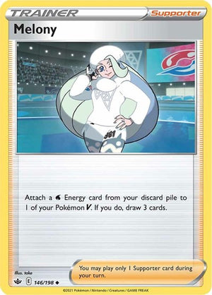 Pokemon TCG - SWSH06: Chilling Reign - Melony - 146/198