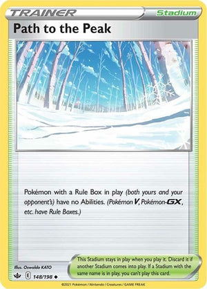 Pokemon TCG - SWSH06: Chilling Reign - Path to the Peak - 148/198 - Reverse Holofoil